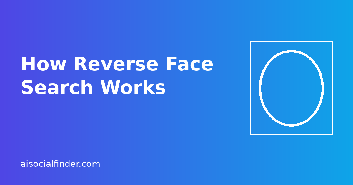 How Reverse Face Search Works (and What It Can't Do)